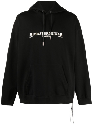 Logo-print rib-trimmed hoodie, Mastermind Japan Logo-print rib-trimmed hoodie
Logo-print rib-trimmed hoodie, Mastermind Japan Logo-print rib-trimmed hoodie