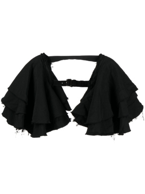 Ruffle-detailing T-shirt sleeves, Comme Des Garçons Comme Des Garçons Ruffle-detailing T-shirt sleeves
Ruffle-detailing T-shirt sleeves, Comme Des Garçons Comme Des Garçons Ruffle-detailing T-shirt sleeves