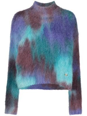 

Tie-dye wool blend sweater, PINKO Tie-dye wool blend sweater