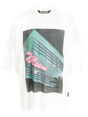 Oversized graphic-print T-shirt, Palm Angels Oversized graphic-print T-shirt
Oversized graphic-print T-shirt, Palm Angels Oversized graphic-print T-shirt