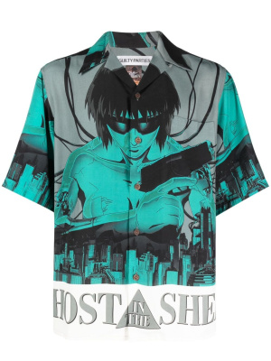 X Ghost In The Shell graphic-print shirt, WACKO MARIA X Ghost In The Shell graphic-print shirt
X Ghost In The Shell graphic-print shirt, WACKO MARIA X Ghost In The Shell graphic-print shirt
