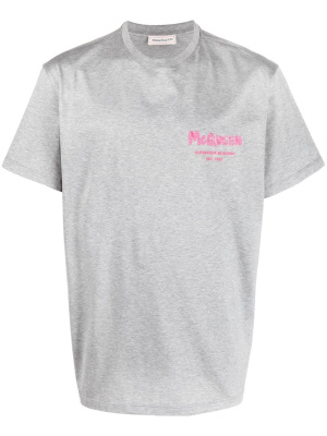 Logo-embroidery cotton T-shirt, Alexander McQueen Logo-embroidery cotton T-shirt
Logo-embroidery cotton T-shirt, Alexander McQueen Logo-embroidery cotton T-shirt