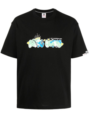 Graphic-print cotton T-shirt, AAPE BY *A BATHING APE® Graphic-print cotton T-shirt
Graphic-print cotton T-shirt, AAPE BY *A BATHING APE® Graphic-print cotton T-shirt