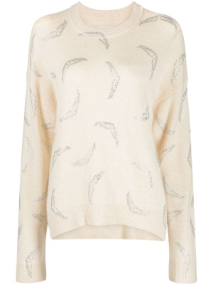 Markus wings-embellished cashmere jumper, Zadig&Voltaire Markus wings-embellished cashmere jumper
Markus wings-embellished cashmere jumper, Zadig&Voltaire Markus wings-embellished cashmere jumper