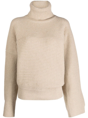 Rib-knit regenerated cashmere cape jumper, Stella McCartney Rib-knit regenerated cashmere cape jumper
Rib-knit regenerated cashmere cape jumper, Stella McCartney Rib-knit regenerated cashmere cape jumper