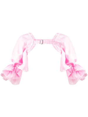 Buckle-fastening puff-sleeve jacket, Comme Des Garçons Comme Des Garçons Buckle-fastening puff-sleeve jacket
Buckle-fastening puff-sleeve jacket, Comme Des Garçons Comme Des Garçons Buckle-fastening puff-sleeve jacket