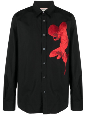 Orchid embroidered long-sleeve shirt, Alexander McQueen Orchid embroidered long-sleeve shirt
Orchid embroidered long-sleeve shirt, Alexander McQueen Orchid embroidered long-sleeve shirt