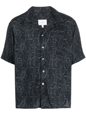 Snakeskin-print logo-embroidered shirt, Rhude Snakeskin-print logo-embroidered shirt
Snakeskin-print logo-embroidered shirt, Rhude Snakeskin-print logo-embroidered shirt