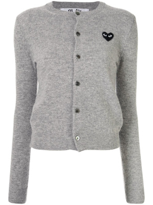 Logo embroidered buttoned cardigan, Comme Des Garçons Play Logo embroidered buttoned cardigan
Logo embroidered buttoned cardigan, Comme Des Garçons Play Logo embroidered buttoned cardigan