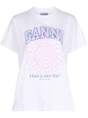 Relaxed Flower organic-cotton T-shirt, GANNI Relaxed Flower organic-cotton T-shirt
Relaxed Flower organic-cotton T-shirt, GANNI Relaxed Flower organic-cotton T-shirt