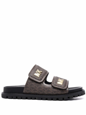 Monogram-print double-strap sandals, Michael Kors Monogram-print double-strap sandals
Monogram-print double-strap sandals, Michael Kors Monogram-print double-strap sandals