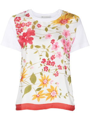 Floral-print cotton T-shirt, Comme Des Garçons Girl Floral-print cotton T-shirt
Floral-print cotton T-shirt, Comme Des Garçons Girl Floral-print cotton T-shirt