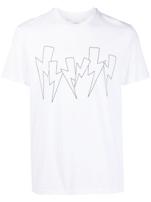 Thunderbolt-print crew-neck T-shirt, Neil Barrett Thunderbolt-print crew-neck T-shirt
Thunderbolt-print crew-neck T-shirt, Neil Barrett Thunderbolt-print crew-neck T-shirt