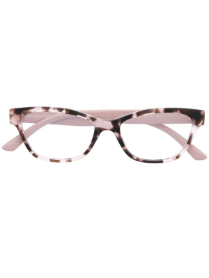

Square-frame tortoiseshell-effect glasses, Prada Eyewear Square-frame tortoiseshell-effect glasses