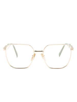 Sculpted-arms oversized-frame glasses, Prada Eyewear Sculpted-arms oversized-frame glasses
Sculpted-arms oversized-frame glasses, Prada Eyewear Sculpted-arms oversized-frame glasses