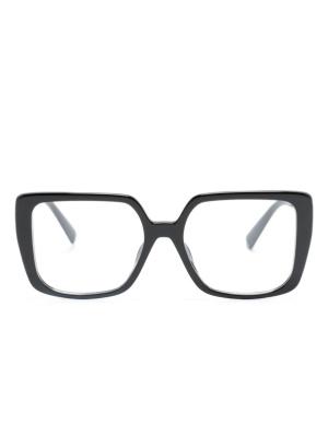 Logo-lettering oversize-frame glasses, Miu Miu Eyewear Logo-lettering oversize-frame glasses
Logo-lettering oversize-frame glasses, Miu Miu Eyewear Logo-lettering oversize-frame glasses