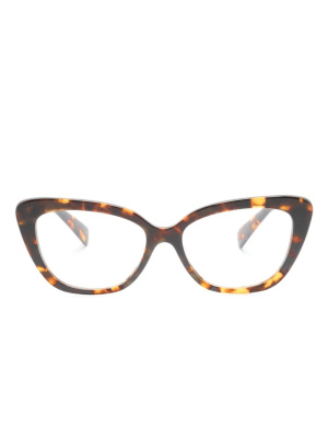 Tortoiseshell-effect cat-eye glasses, Miu Miu Eyewear Tortoiseshell-effect cat-eye glasses
Tortoiseshell-effect cat-eye glasses, Miu Miu Eyewear Tortoiseshell-effect cat-eye glasses
