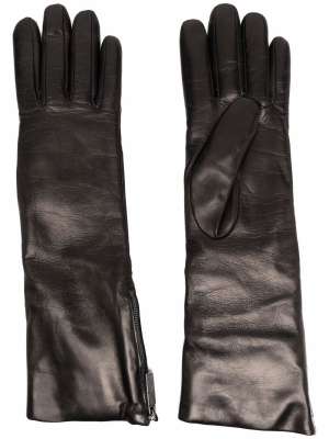 

Zipped leather gloves, Fabiana Filippi Zipped leather gloves