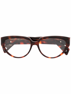 Logo-plaque tortoiseshell-effect glasses, Lanvin Logo-plaque tortoiseshell-effect glasses
Logo-plaque tortoiseshell-effect glasses, Lanvin Logo-plaque tortoiseshell-effect glasses