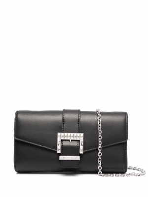 Crystal-buckle leather clutch bag, Michael Michael Kors Crystal-buckle leather clutch bag
Crystal-buckle leather clutch bag, Michael Michael Kors Crystal-buckle leather clutch bag