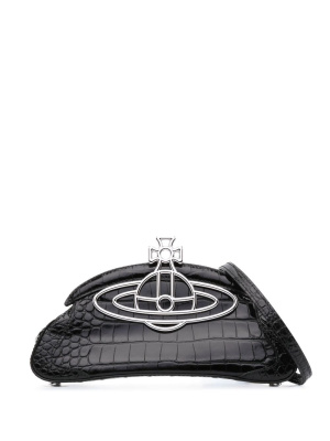 Amber crocodile-embossed clutch bag, Vivienne Westwood Amber crocodile-embossed clutch bag
Amber crocodile-embossed clutch bag, Vivienne Westwood Amber crocodile-embossed clutch bag