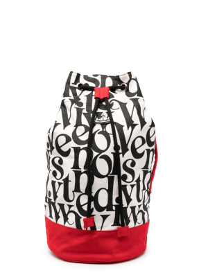 

Kit logo-print cotton backpack, Vivienne Westwood Kit logo-print cotton backpack