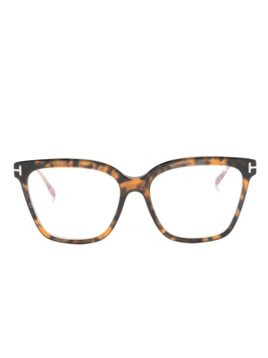 Tortoiseshell-effect oversize-frame glasses, TOM FORD Eyewear Tortoiseshell-effect oversize-frame glasses
Tortoiseshell-effect oversize-frame glasses, TOM FORD Eyewear Tortoiseshell-effect oversize-frame glasses