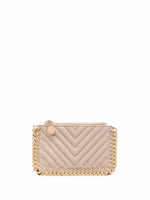 Falabella chevron-quilted zip-top purse, Stella McCartney Falabella chevron-quilted zip-top purse
Falabella chevron-quilted zip-top purse, Stella McCartney Falabella chevron-quilted zip-top purse