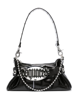 Gothic logo-plaque leather shoulder bag, Dsquared2 Gothic logo-plaque leather shoulder bag
Gothic logo-plaque leather shoulder bag, Dsquared2 Gothic logo-plaque leather shoulder bag