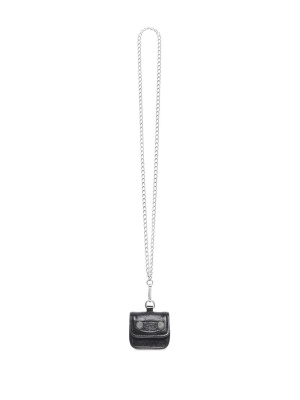 Hourglass AirPods holder with chain, Balenciaga Hourglass AirPods holder with chain
Hourglass AirPods holder with chain, Balenciaga Hourglass AirPods holder with chain