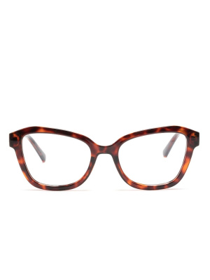 Logo-lettering tortoiseshell-effect glasses, Love Moschino Logo-lettering tortoiseshell-effect glasses
Logo-lettering tortoiseshell-effect glasses, Love Moschino Logo-lettering tortoiseshell-effect glasses