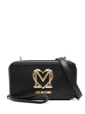 Logo-plaque zipped crossbody bag, Love Moschino Logo-plaque zipped crossbody bag
Logo-plaque zipped crossbody bag, Love Moschino Logo-plaque zipped crossbody bag