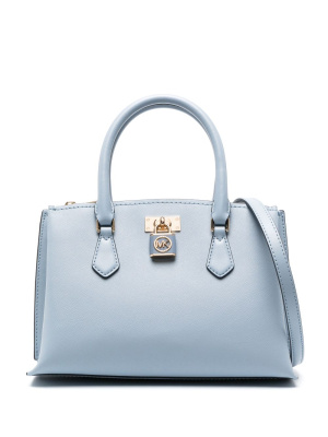 Padlock-detail leather tote bag, Michael Kors Collection Padlock-detail leather tote bag
Padlock-detail leather tote bag, Michael Kors Collection Padlock-detail leather tote bag