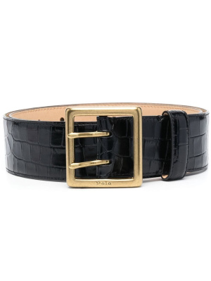 Crocodile-embossed double-tongue buckle belt, Polo Ralph Lauren Crocodile-embossed double-tongue buckle belt
Crocodile-embossed double-tongue buckle belt, Polo Ralph Lauren Crocodile-embossed double-tongue buckle belt