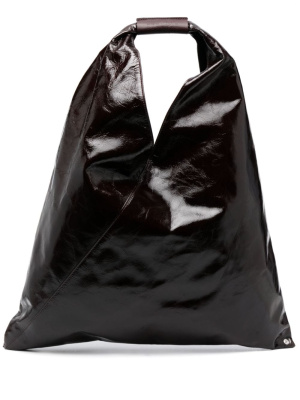 Japanese triangle leather tote, MM6 Maison Margiela Japanese triangle leather tote
Japanese triangle leather tote, MM6 Maison Margiela Japanese triangle leather tote