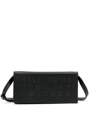 Numeric logo-embossed crossbody bag, MM6 Maison Margiela Numeric logo-embossed crossbody bag
Numeric logo-embossed crossbody bag, MM6 Maison Margiela Numeric logo-embossed crossbody bag