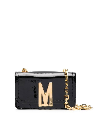 Logo-plaque leather crossbody bag, Moschino Logo-plaque leather crossbody bag
Logo-plaque leather crossbody bag, Moschino Logo-plaque leather crossbody bag