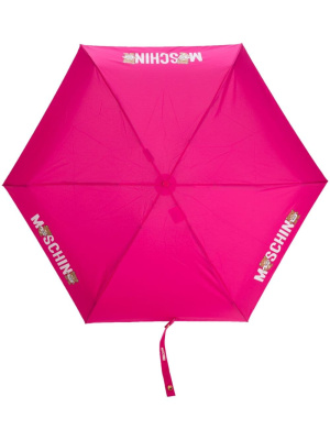 

Logo-print compact umbrella, Moschino Logo-print compact umbrella