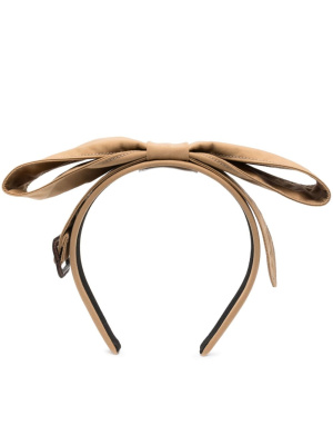 Buckle-detail oversized bow headband, Moschino Buckle-detail oversized bow headband
Buckle-detail oversized bow headband, Moschino Buckle-detail oversized bow headband