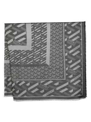 La Greca geometric-pattern scarf, Versace La Greca geometric-pattern scarf
La Greca geometric-pattern scarf, Versace La Greca geometric-pattern scarf