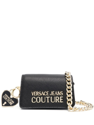 Heart enamelled-logo chain mini bag, Versace Jeans Couture Heart enamelled-logo chain mini bag
Heart enamelled-logo chain mini bag, Versace Jeans Couture Heart enamelled-logo chain mini bag