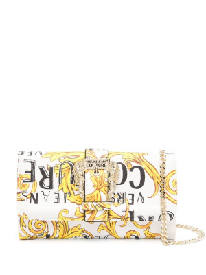 Baroque-print buckle wallet, Versace Jeans Couture Baroque-print buckle wallet
Baroque-print buckle wallet, Versace Jeans Couture Baroque-print buckle wallet