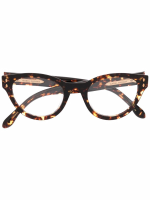 Tortoiseshell-effect logo glasses, Isabel Marant Eyewear Tortoiseshell-effect logo glasses
Tortoiseshell-effect logo glasses, Isabel Marant Eyewear Tortoiseshell-effect logo glasses