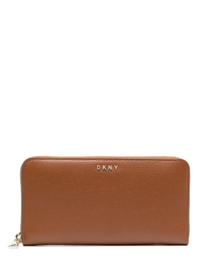 

Logo-plaque zip-up purse, DKNY Logo-plaque zip-up purse