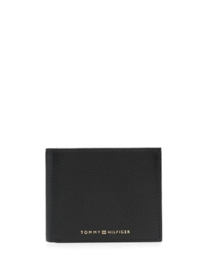 

Logo-embossed leather wallet, Tommy Hilfiger Logo-embossed leather wallet