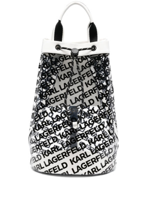 Logo-print transparent bucket bag, Karl Lagerfeld Logo-print transparent bucket bag
Logo-print transparent bucket bag, Karl Lagerfeld Logo-print transparent bucket bag
