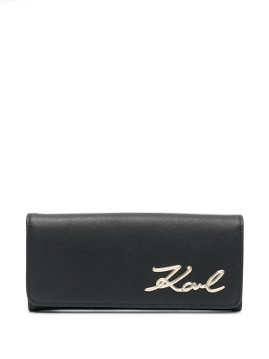 K/Signature logo-plaque wallet, Karl Lagerfeld K/Signature logo-plaque wallet
K/Signature logo-plaque wallet, Karl Lagerfeld K/Signature logo-plaque wallet