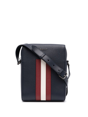 Stripe-detail pebbled-leather messenger bag, Bally Stripe-detail pebbled-leather messenger bag
Stripe-detail pebbled-leather messenger bag, Bally Stripe-detail pebbled-leather messenger bag
