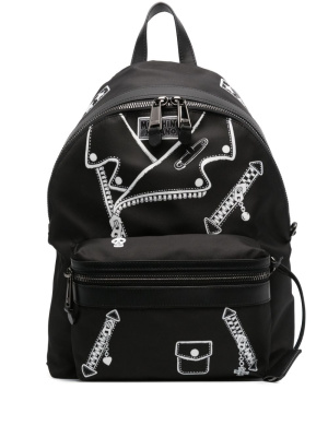 Illustration-print leather backpack, Moschino Illustration-print leather backpack
Illustration-print leather backpack, Moschino Illustration-print leather backpack