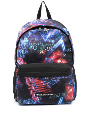 Logo-patch space-print backpack, Versace Jeans Couture Logo-patch space-print backpack
Logo-patch space-print backpack, Versace Jeans Couture Logo-patch space-print backpack